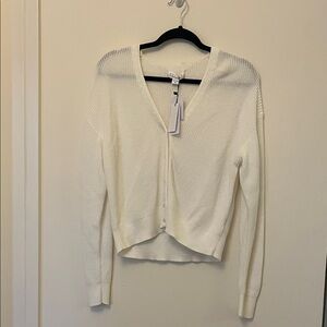 Velvet by Graham & Spencer Cream Cardigan